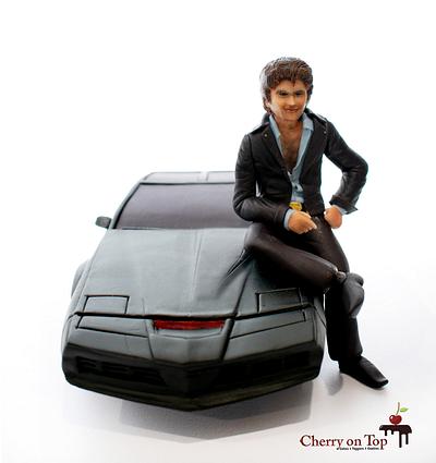  Michael Knight and KITT Cake 🤵‍🚗 - Cake by Cherry on Top Cakes