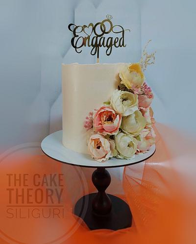 Engagement Cake  - Cake by Rakhee Mitruka