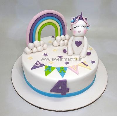Pastel unicorn cake - Cake by Sweet Mantra Homemade Customized Cakes Pune