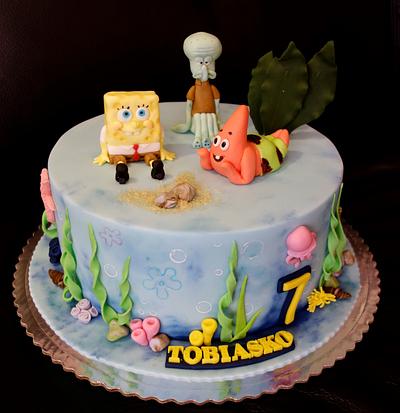 Sponge Bob - Cake by OSLAVKA
