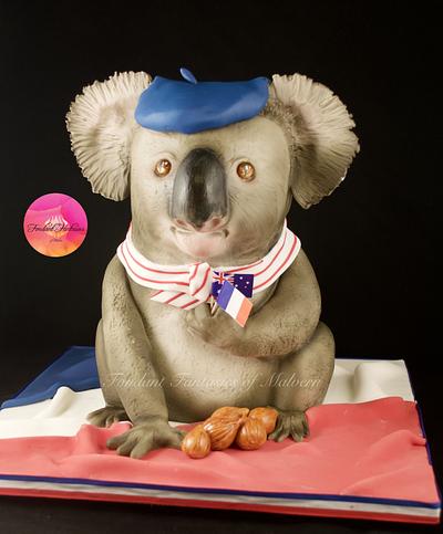 French Koala - Cake by Fondant Fantasies of Malvern