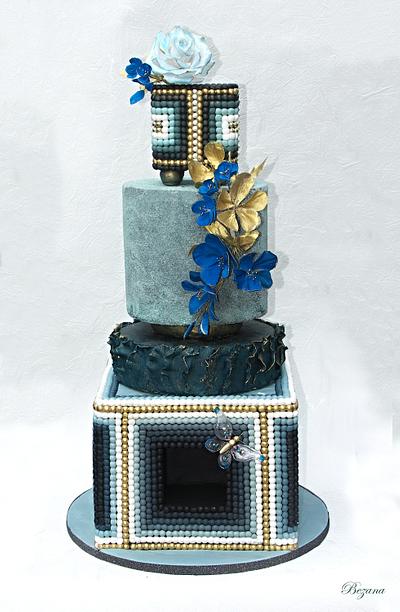 Blue - Cake by Zuzana Bezakova