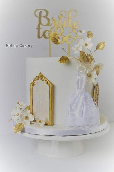 Bridal shower cake! - Cake by Bella's Cakes 