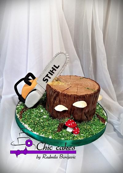 Stihl birthday cake - Cake by Radmila