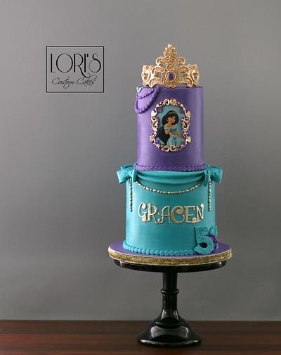 Princess Jasmine  - Cake by Lori Mahoney (Lori's Custom Cakes) 
