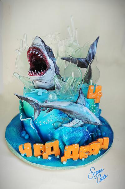 Shark cake - Cake by Tanya Shengarova