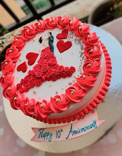 Anniversary cake - Cake by Arti trivedi
