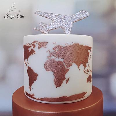 🌎 World Traveller Birthday Cake 🌎 - Cake by Sugar Chic