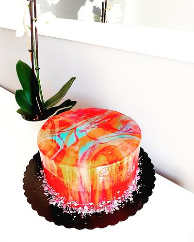 Mirror glaze - Cake by Cakes_bytea