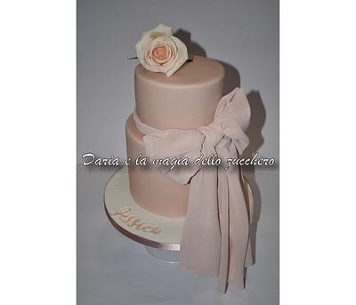 Elegant pink cake - Cake by Daria Albanese