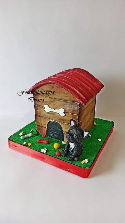 Dog house - Cake by Fondantfantasy