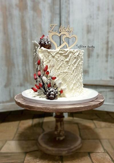 Winter cake:) - Cake by SojkineTorty