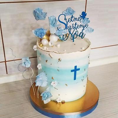 Christening cake - Cake by Tortalie