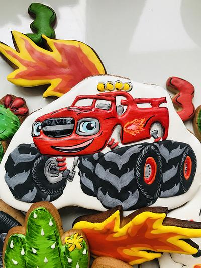 Blaze and the monster machines - Cake by Planet Cakes Patisserie