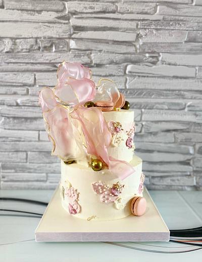 Buttercream cake  - Cake by Detelinascakes