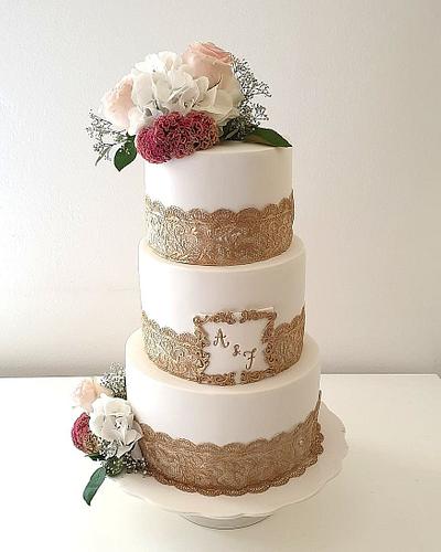 Wedding cake - Cake by TORTESANJAVISEGRAD