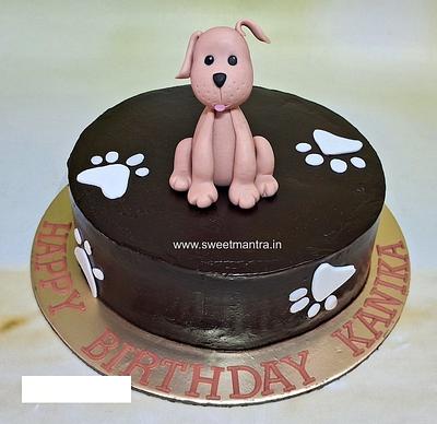 Dog cake for wife - Cake by Sweet Mantra Homemade Customized Cakes Pune