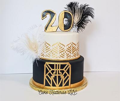 Great Gatsby Birthday Cake - Cake by Donna Tokazowski- Cake Hatteras, Martinsburg WV