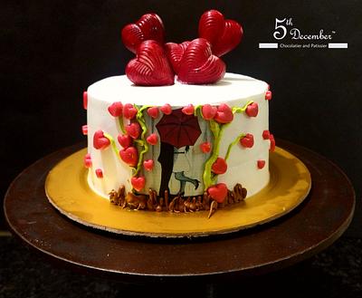Love is in the air - Cake by 5th December Chocolatier and Patissiers