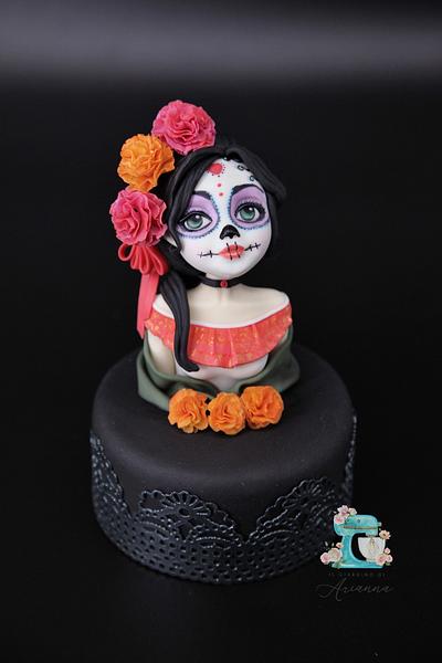 “Dia de Muertos” Cake topper - sugarpaste  - Cake by Arianna