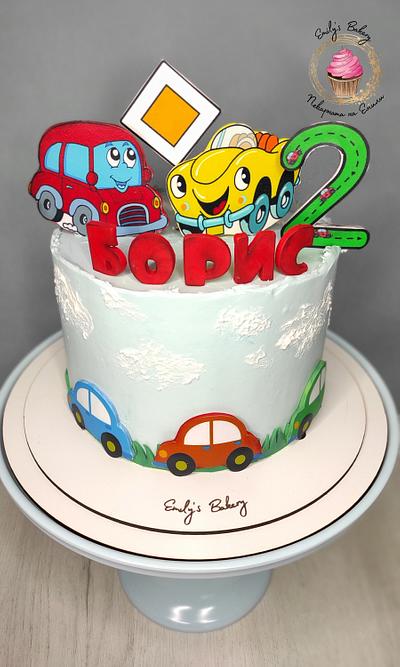 Cars for Boris - Cake by Emily's Bakery