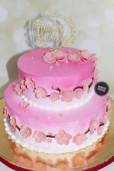 Simple elegant cake - Cake by Nandita