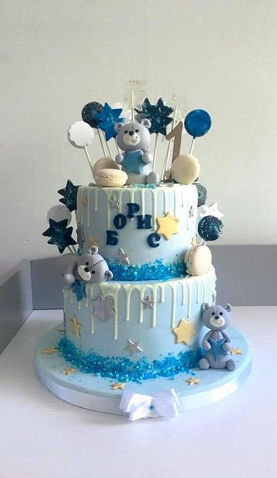 Teddy bears for the first year - Cake by Ditsan