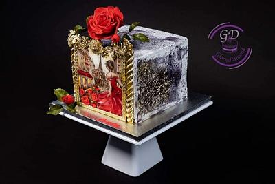 Red madam in Paris - Cake by Glorydiamond