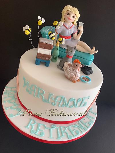 Retirement nurse cake! - Cake by Popsue