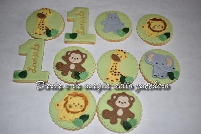 Baby safari cookies - Cake by Daria Albanese