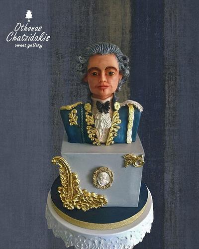 Sculpture : 1750's English man  - Cake by Othonas Chatzidakis 