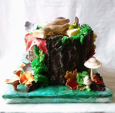 Autumn  in the woods - Cake by Édesvarázs