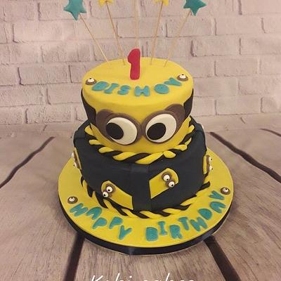 Minnions cake - Cake by Noha Sami