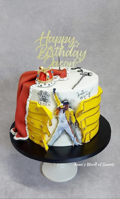 Freddie Mercury Cake - Cake by Anna's World of Sweets 