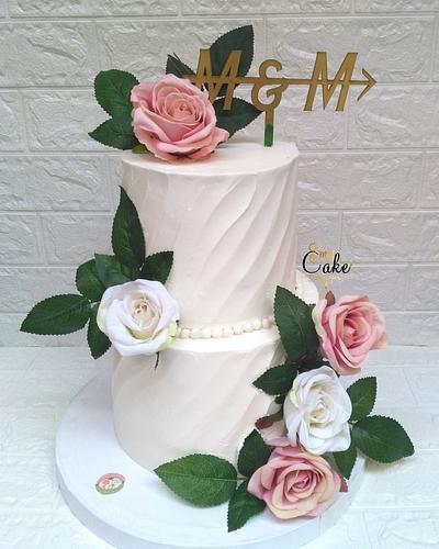 Engagement cake - Cake by emycakesdamnhor
