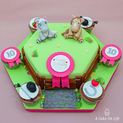 Horse Themed Cake - Cake by Acakeonlife