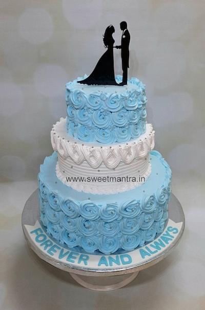 Tier Wedding cake - Cake by Sweet Mantra Homemade Customized Cakes Pune