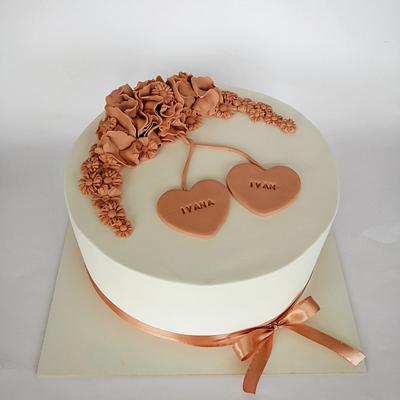 Engagement cake - Cake by Tortebymirjana