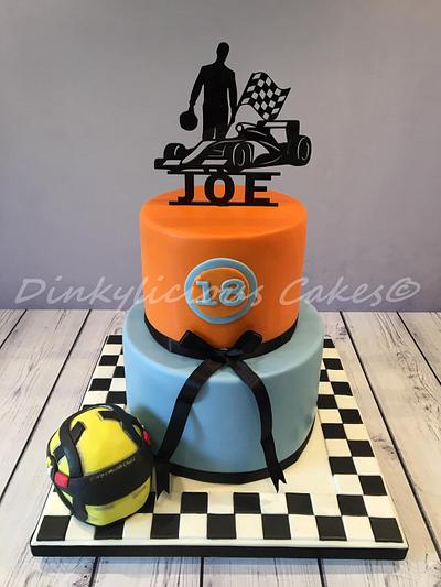 Mclaren Formula 1 cake - Cake by Dinkylicious Cakes