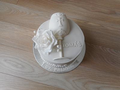 Holy communion cake  - Cake by Janka