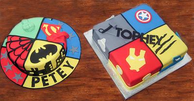 All Super Heros - Cake by Anchored in Cake