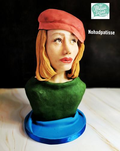 Modelling chocolate bust - Cake by Nohadpatisse 