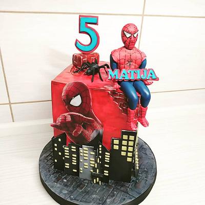 Spiderman - Cake by Tortalie