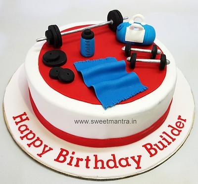 Gym lover theme cake - Cake by Sweet Mantra Homemade Customized Cakes Pune