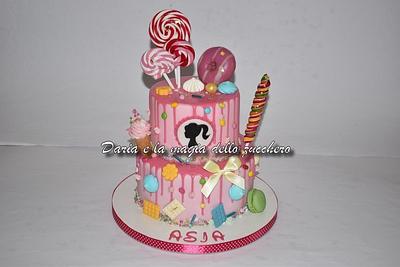 Barbie candy cake - Cake by Daria Albanese