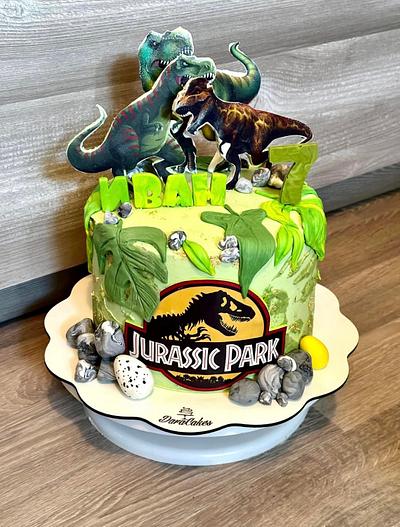 Jurassic park cake - Cake by DaraCakes