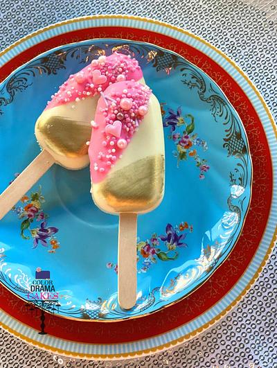 Cake popsicle  - Cake by Color Drama Cakes