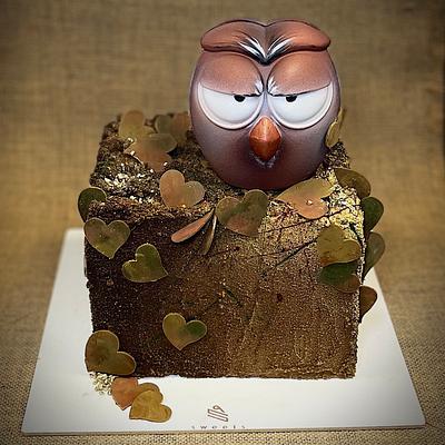 Autumn Owl - Cake by 59 sweets