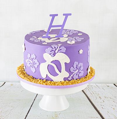 Purple Hawaii - Cake by Anchored in Cake