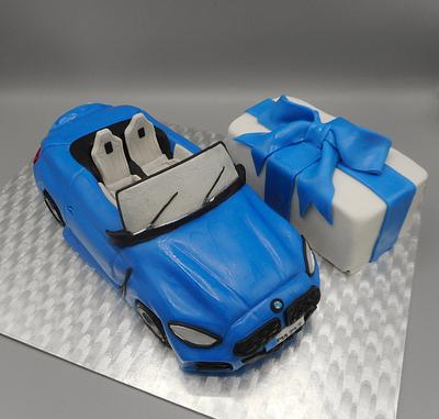 Blue car  - Cake by Janka